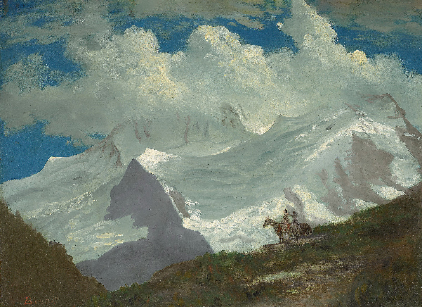 In the Rockies - Albert Bierstadt