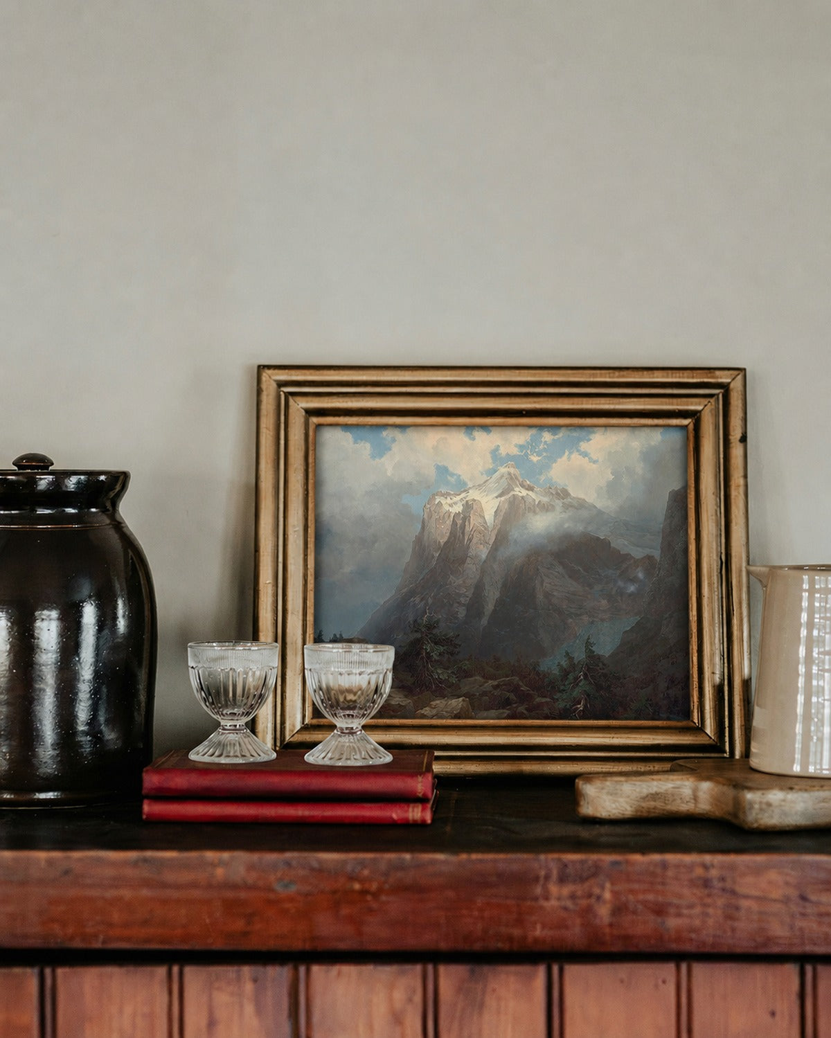 Mount Brewer from King's River Canyon - Albert Bierstadt — lifestyle image 1