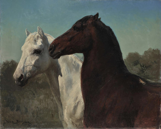 Two Horses - Rosa Bonheur