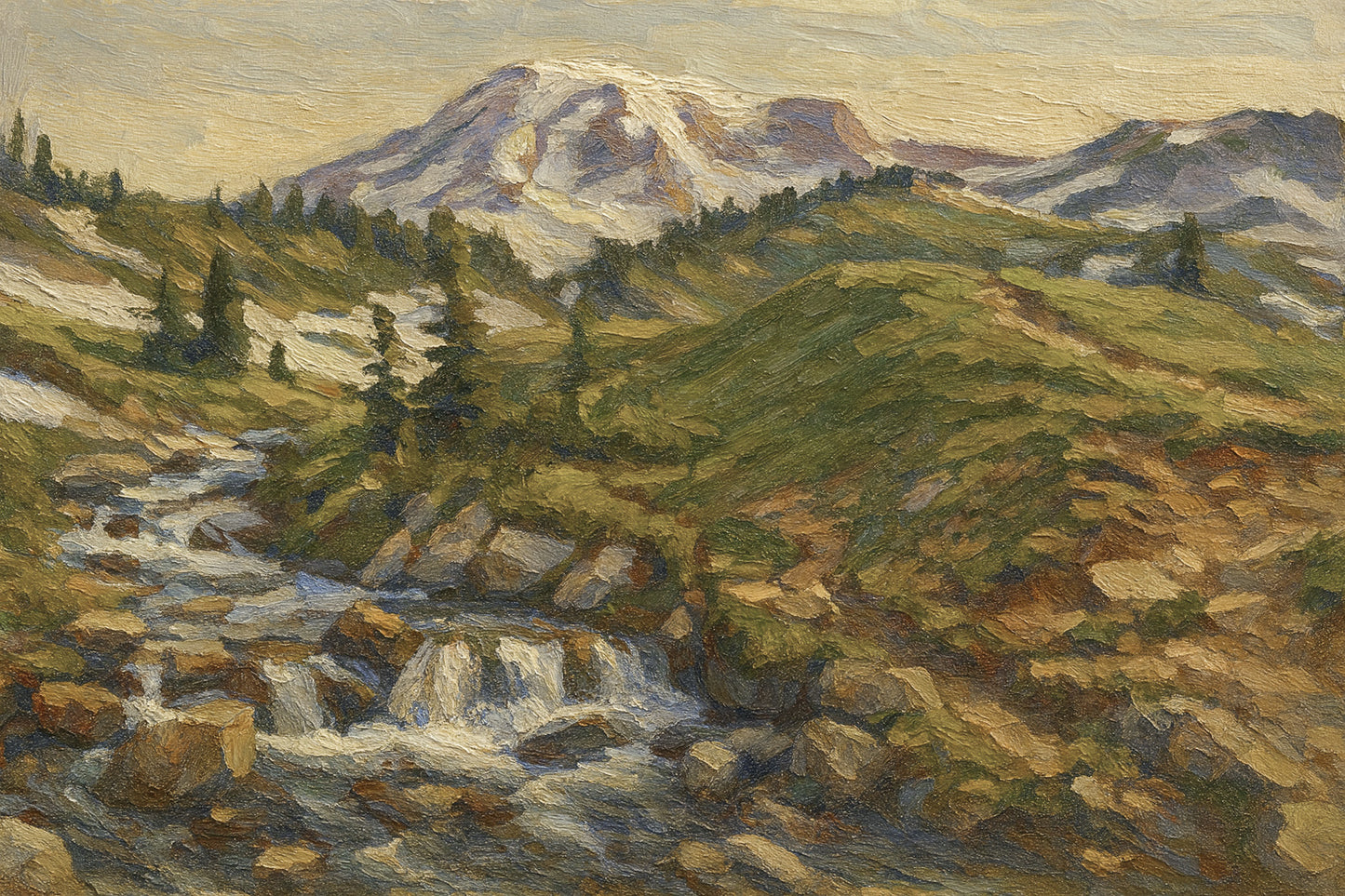 Mount Rainier NP - Cascading Stream