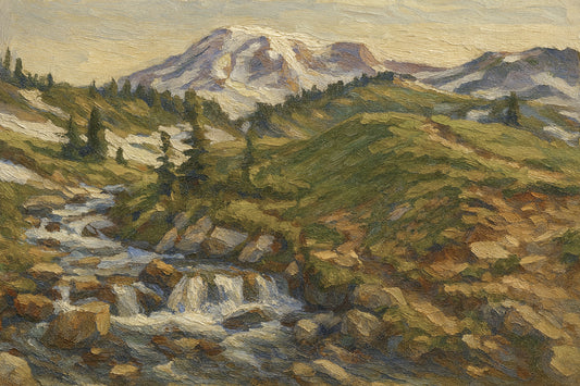 Mount Rainier NP - Cascading Stream